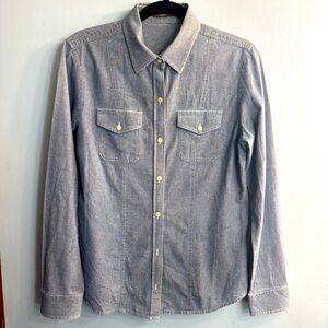 JMcGlaughlin Chambray Women’s L/S Button Up Size 8